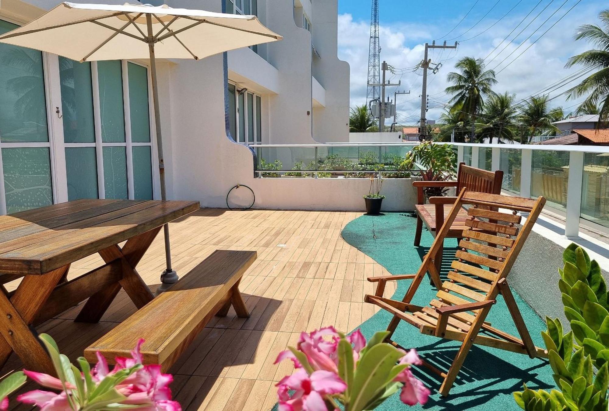 Areias Do Mar | 2 Quartos Garden Familia A113 Бара де Сао Мигел Екстериор снимка